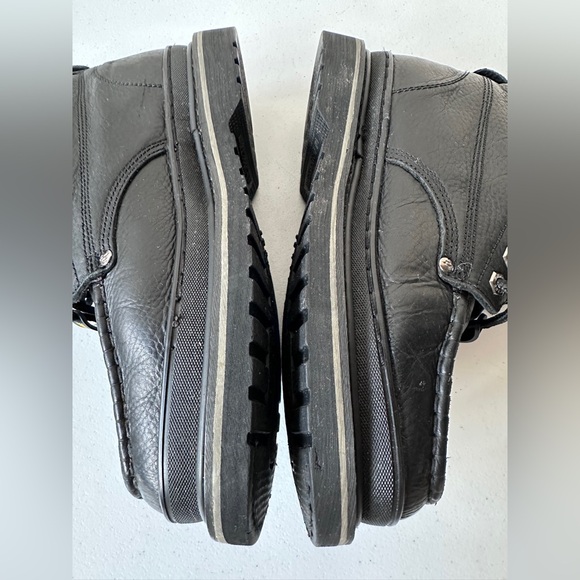 MEN'S CACTUS BLACK STEEL TOE OIL & SLIP RESISTANT WORK BOOT SIZE 10 - Picture 9 of 15